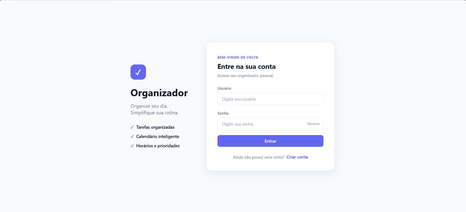 FocoAI — Organizador de Tarefas 1